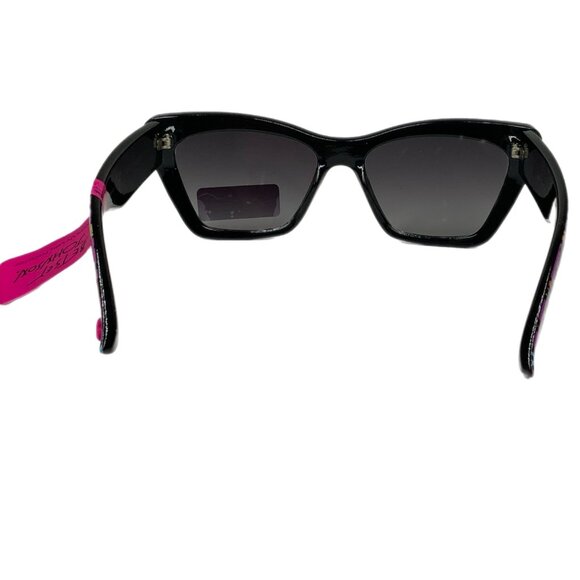 NWT Betsey Johnson Strike a Pose 80\'s Cat Eye Leopard Print Colorful Sunglasses main image 4